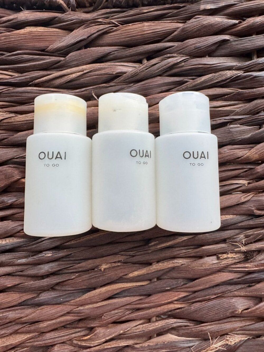 Ouai to go travel bottles